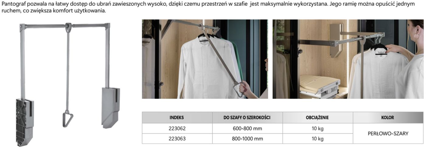 Pantograf Royal 564-764mm / 764-964mm